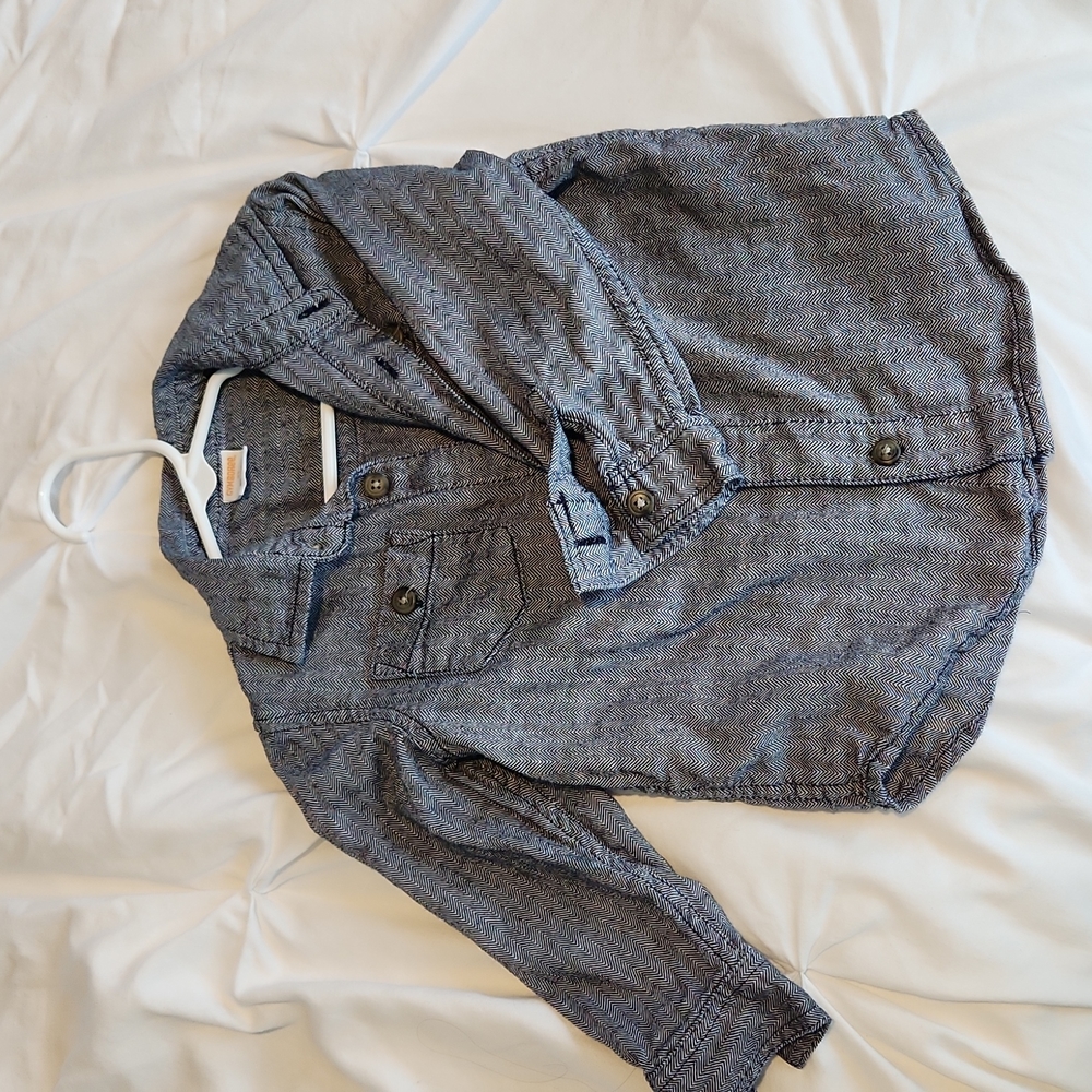 Toddler boy button-down shirt.